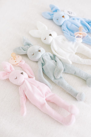 Bunny Lovey / Paci Holder - Pink