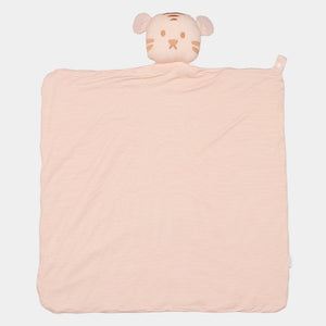 Mini-Stripe Tiger Lovey + Paci clip holder