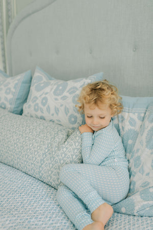 Nellie Howard Ossi X The Uptown Baby Watercolor Basket Weave Romper