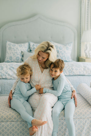 Nellie Howard Ossi X The Uptown Baby Watercolor Basket Weave Romper