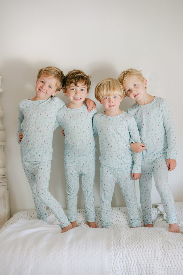 Ski Slopes 2-Piece Pajamas
