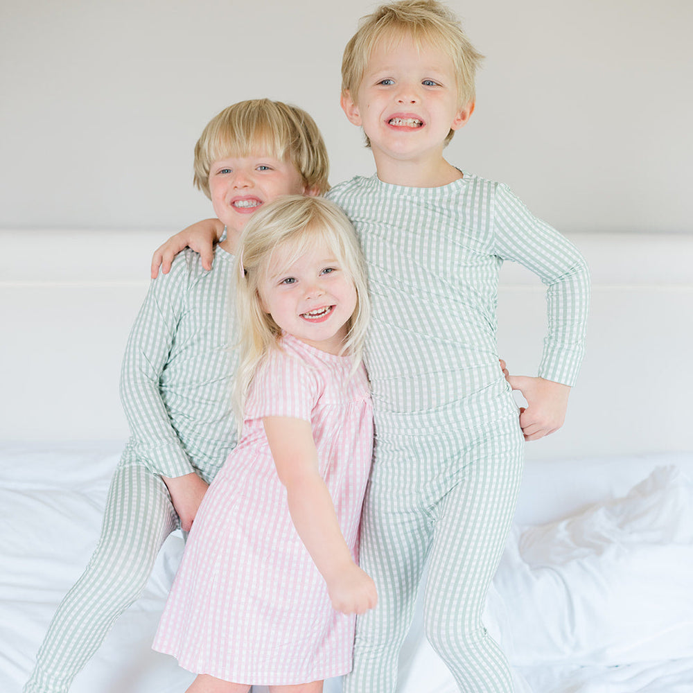Pajama Set 2 Piece  - Gingham