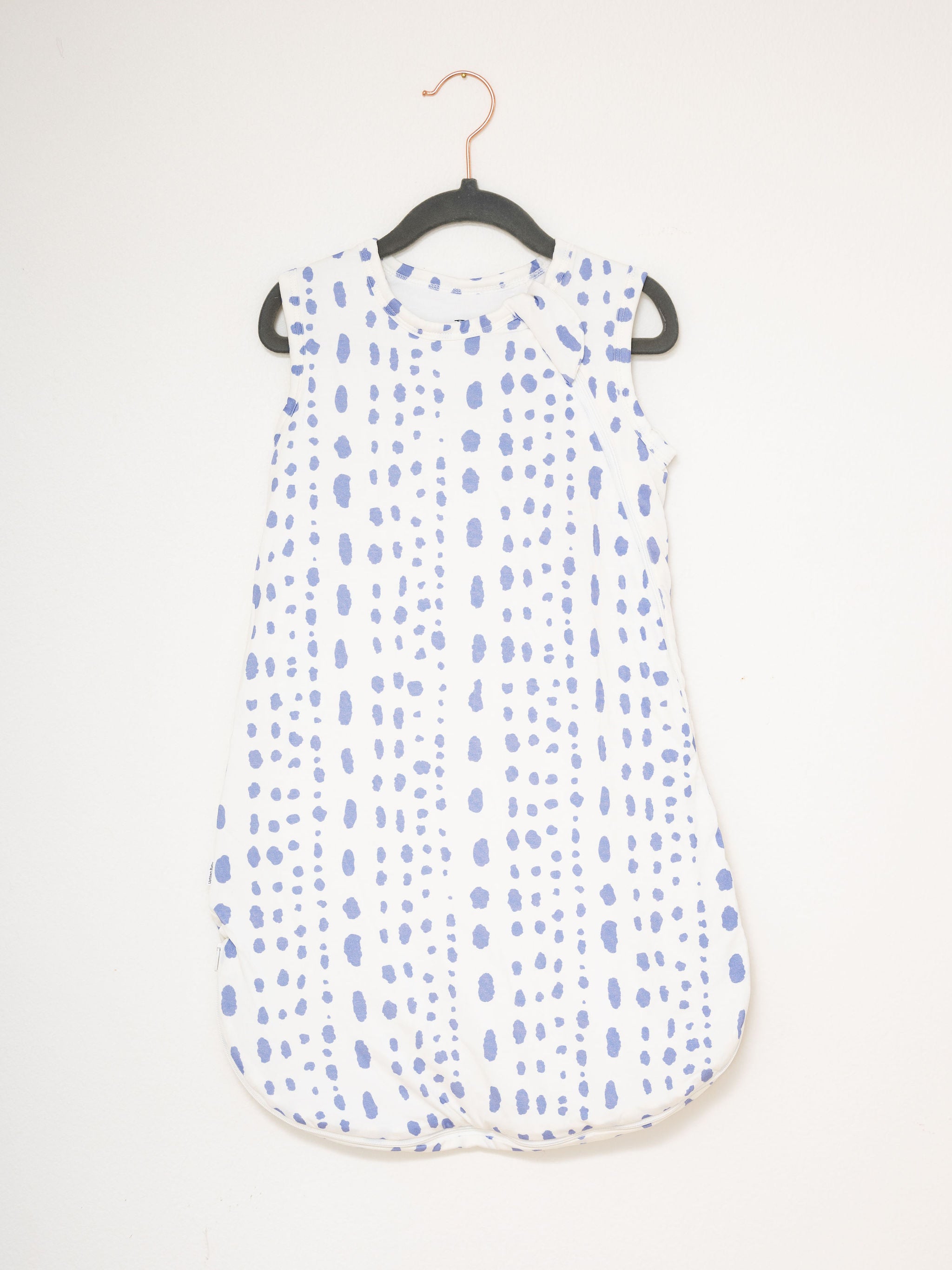 + Sleep Bag - French Blue Dalmatian Dot