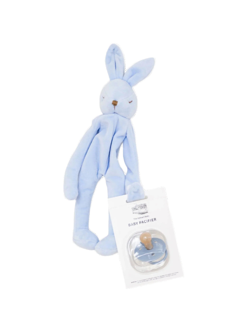 Bunny Lovey / Paci Holder - Blue