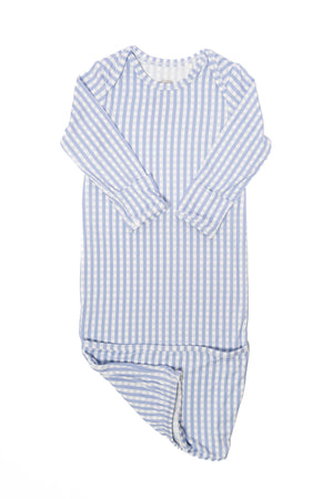 Newborn Gown - Gingham