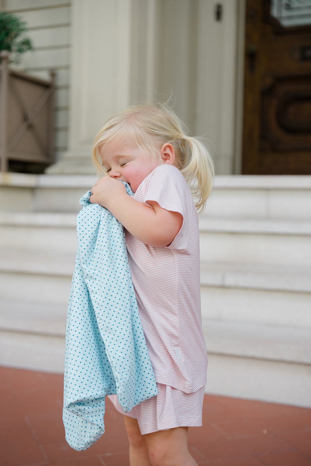 Dino Dots Lovey Blanket