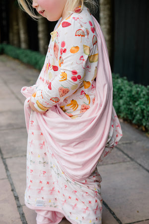 Mary Ball X The Uptown Baby Blanket - Pink