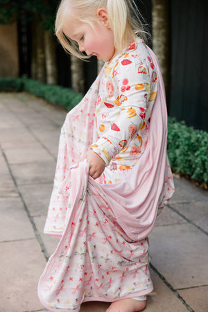 Mary Ball X The Uptown Baby Blanket - Pink