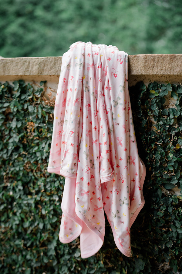 Mary Ball X The Uptown Baby Blanket - Pink