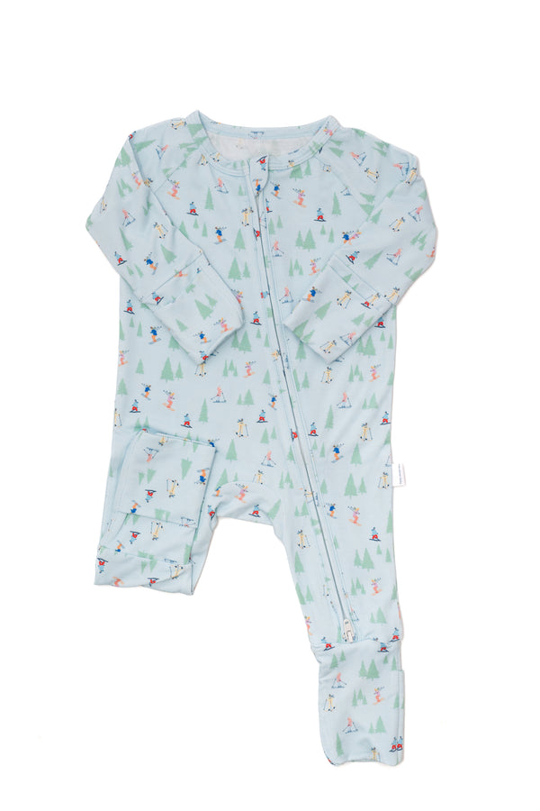 Ski Slopes Sleep Romper