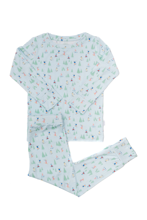 Ski Slopes 2-Piece Pajamas