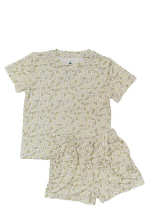 Camo Shorts & T-Shirt Set