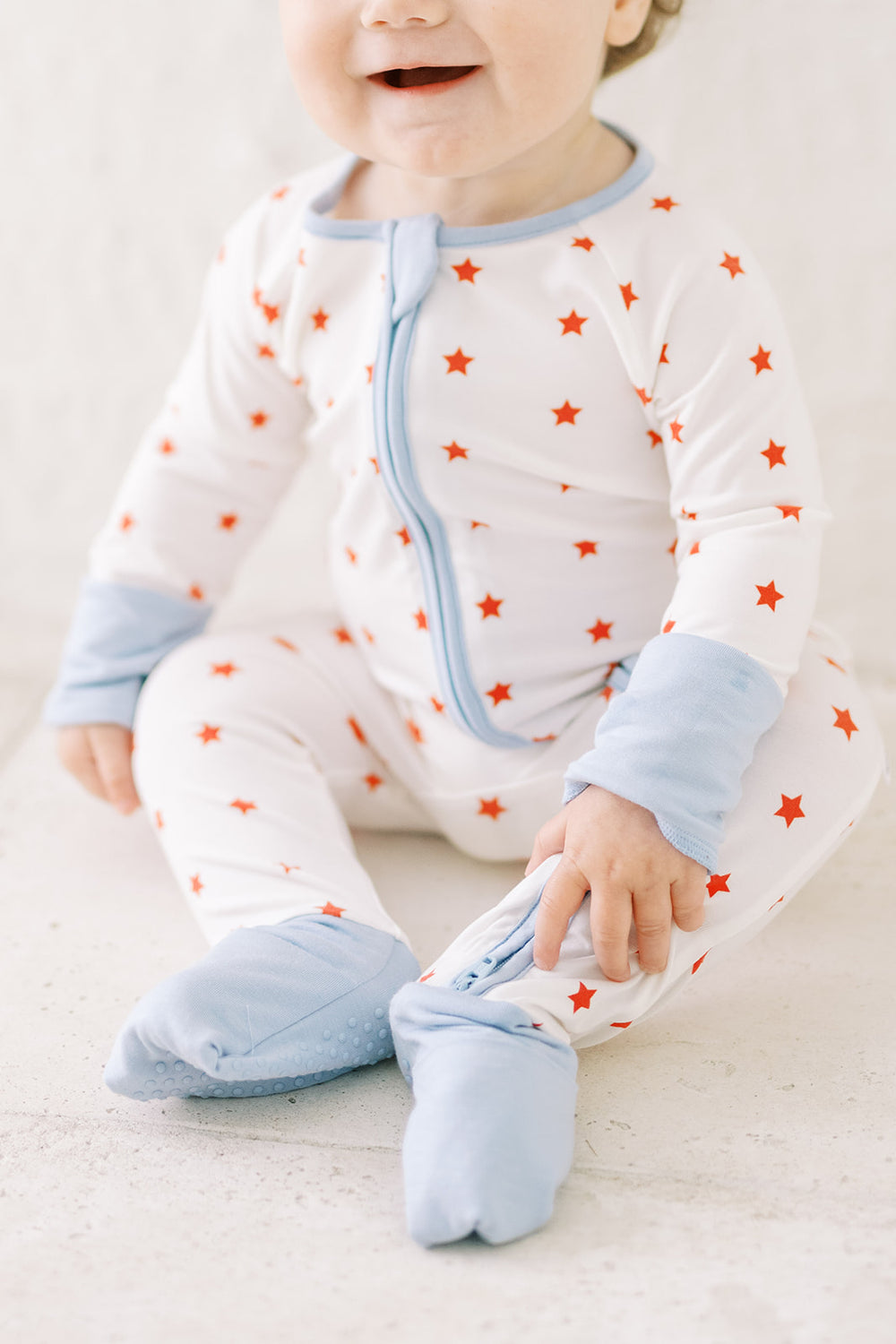Red Star Sleep Romper