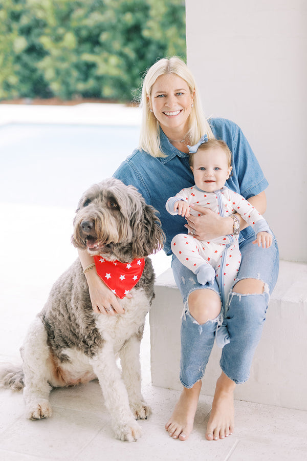 Red Star Sleep Romper
