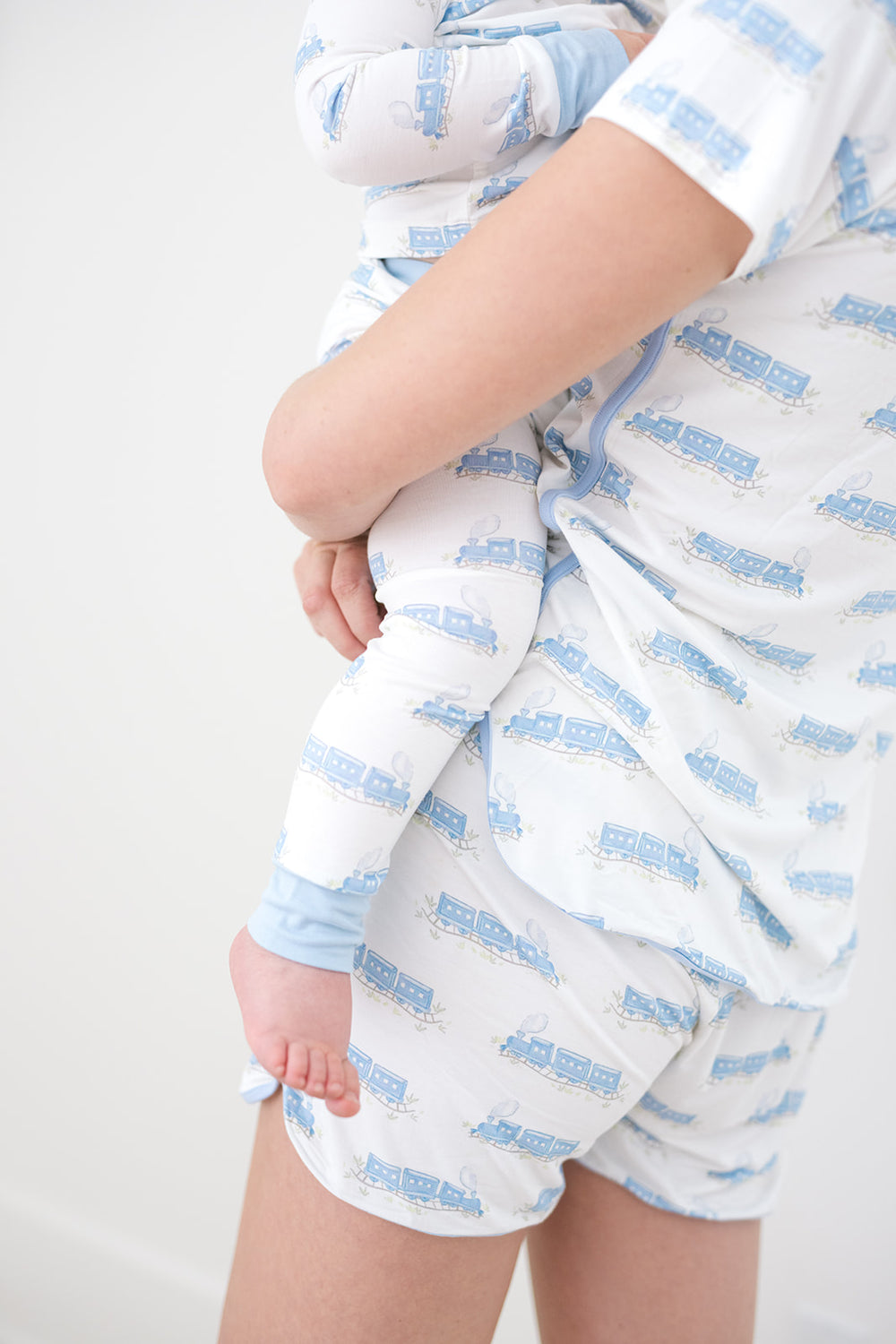 Matching Momma Pjs - Trains