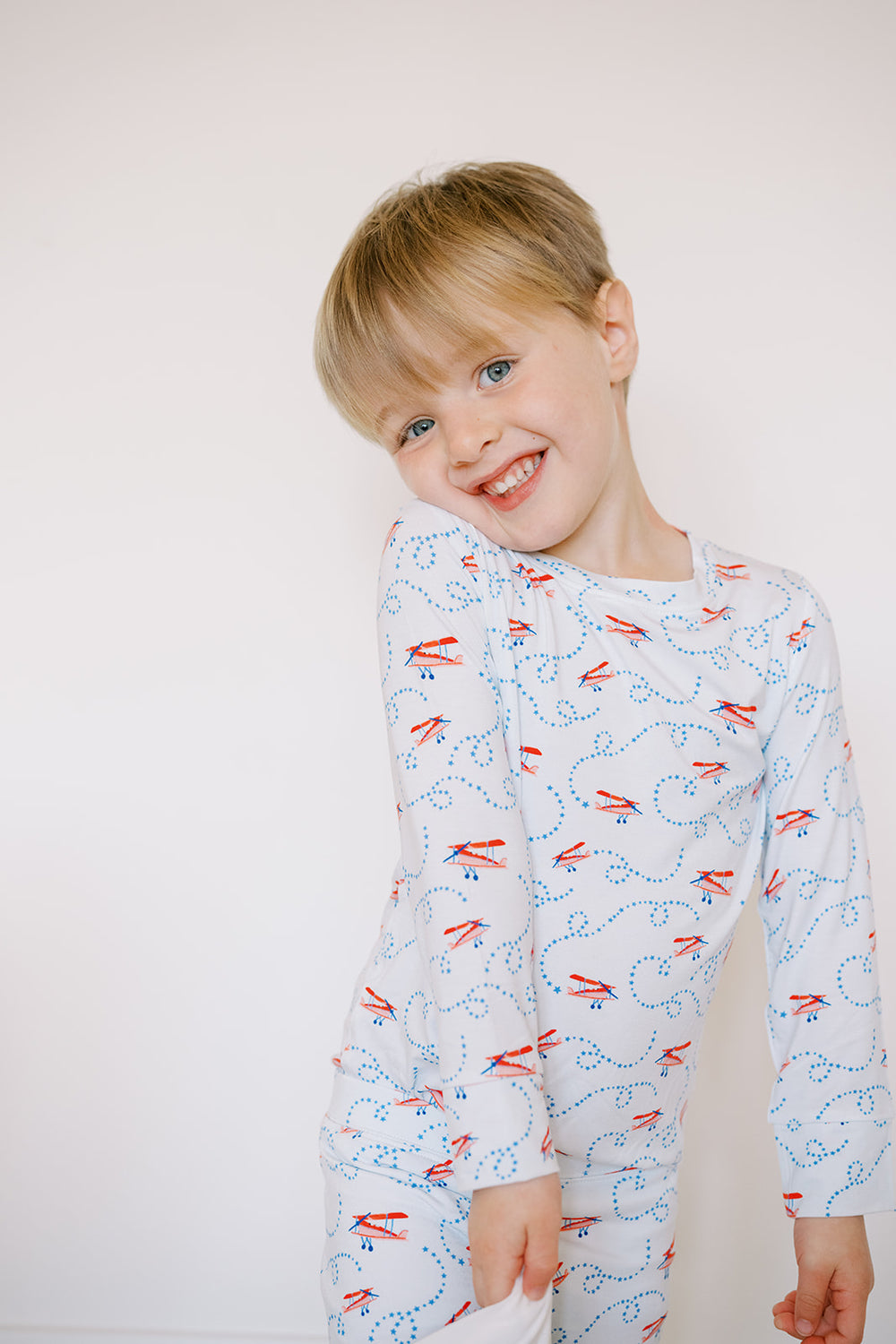 2 piece Airplane Pajamas