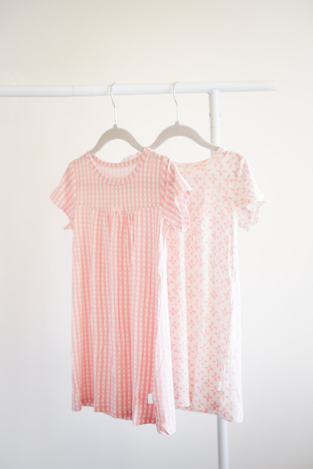 Pink Gingham Bamboo Dress
