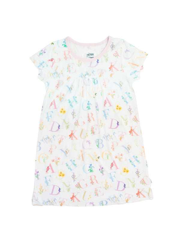 Floral ABC's Bamboo Dress