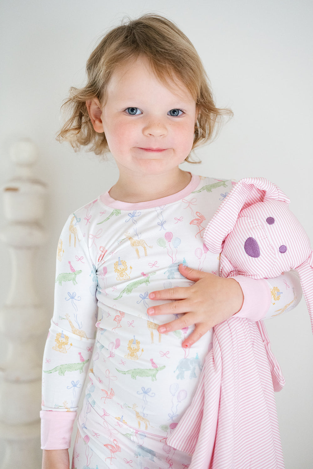 Birthday Zoo Animals 2 Piece Pajama Set