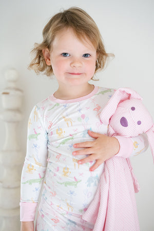 Birthday Zoo Animals 2 Piece Pajama Set