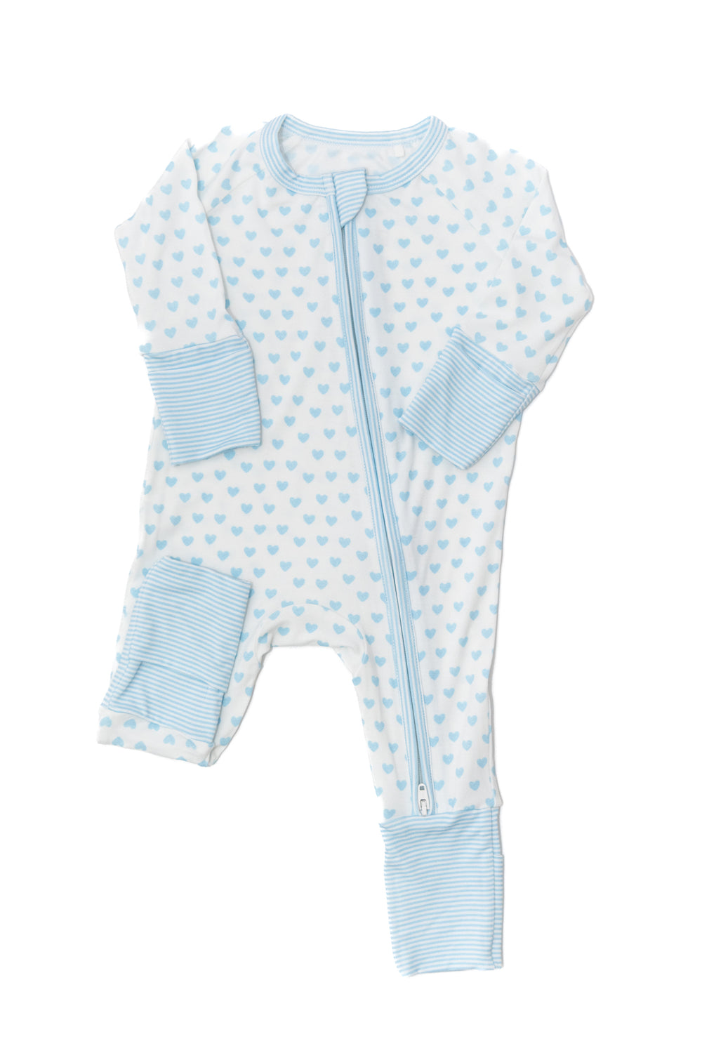 Hearts & Stripes Sleep Romper