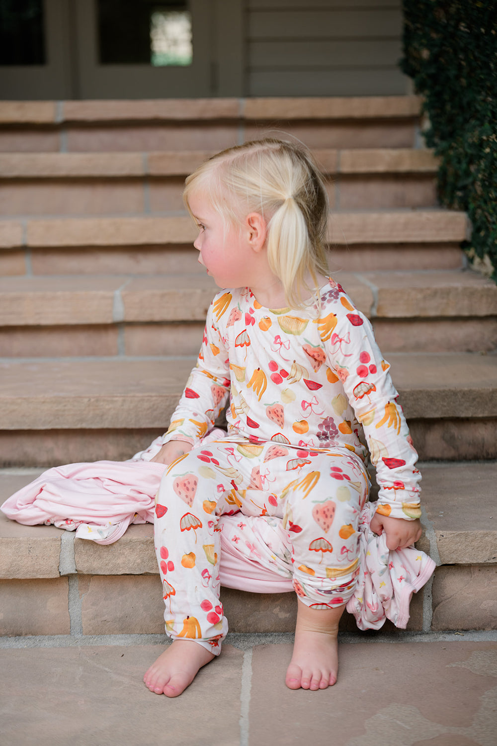 Mary Ball X The Uptown Baby - Tutti Frutti 2 Piece Pajama Set