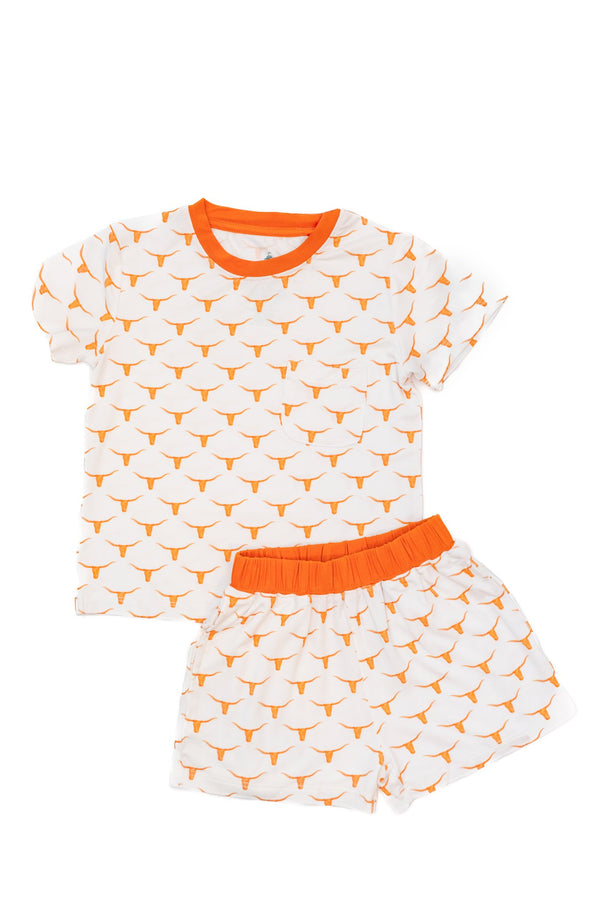 Longhorn Shorts & T-Shirt Set