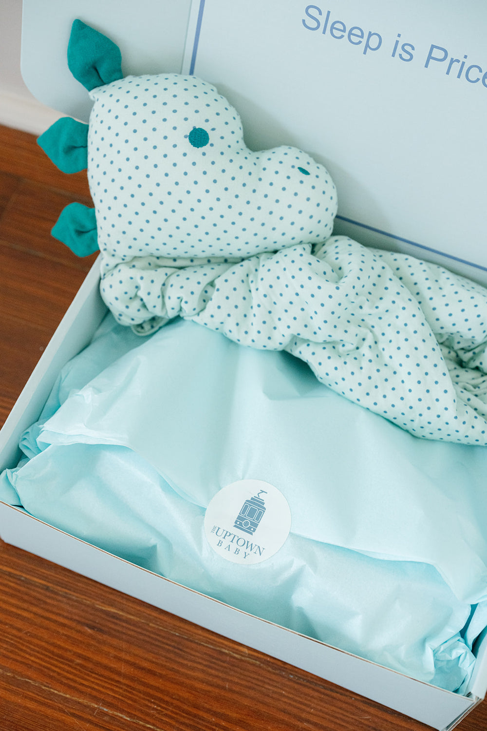 Dino Dots Lovey Blanket