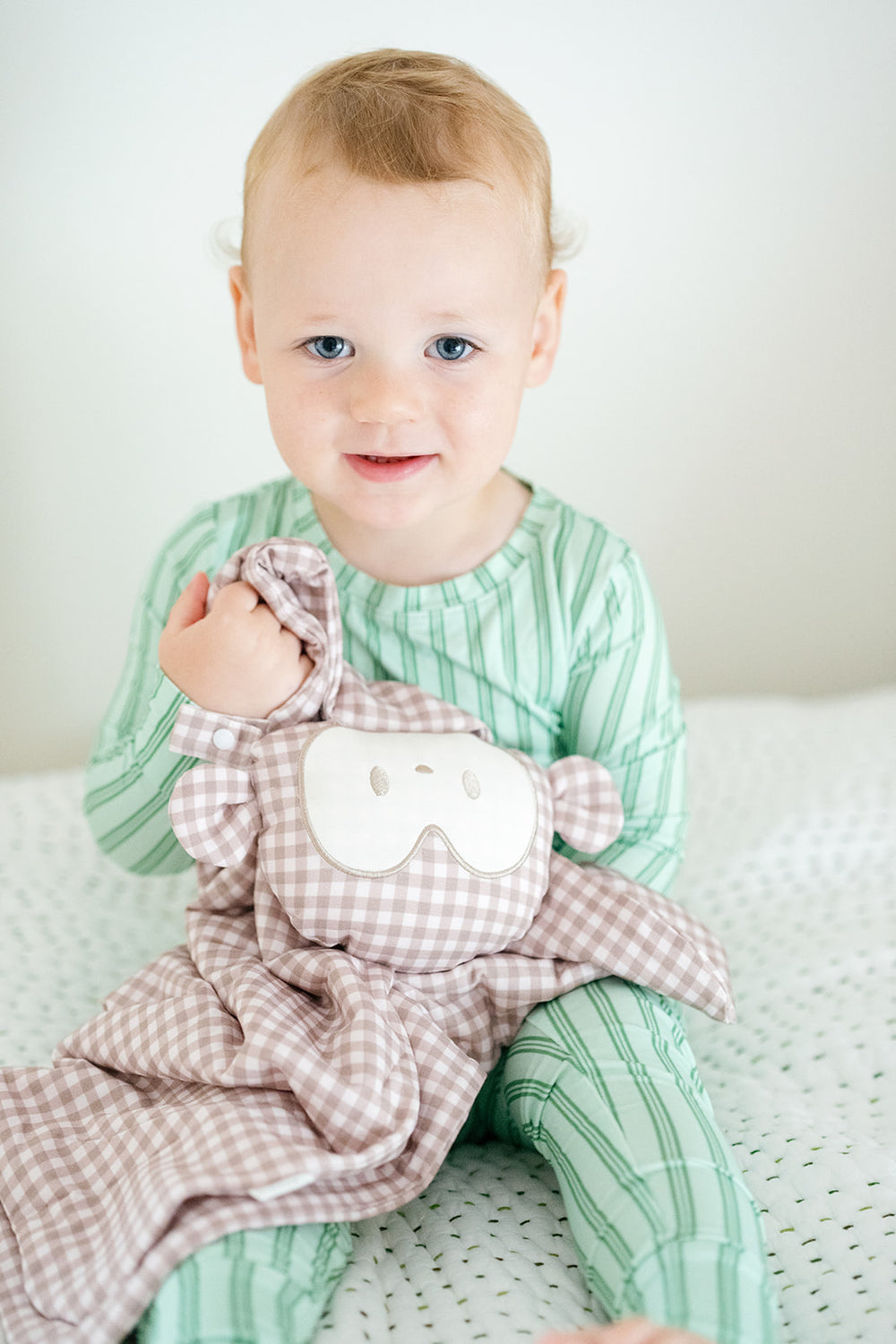 Mocha Monkey Lovey Blanket