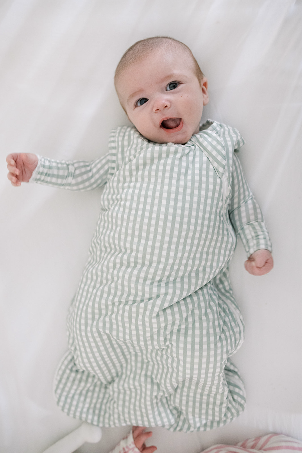 Sleep Bag - Sage Gingham