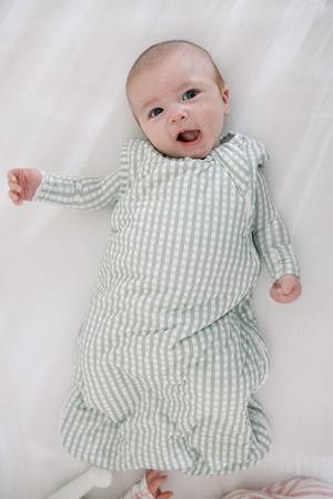 Sleep Bag - Sage Gingham