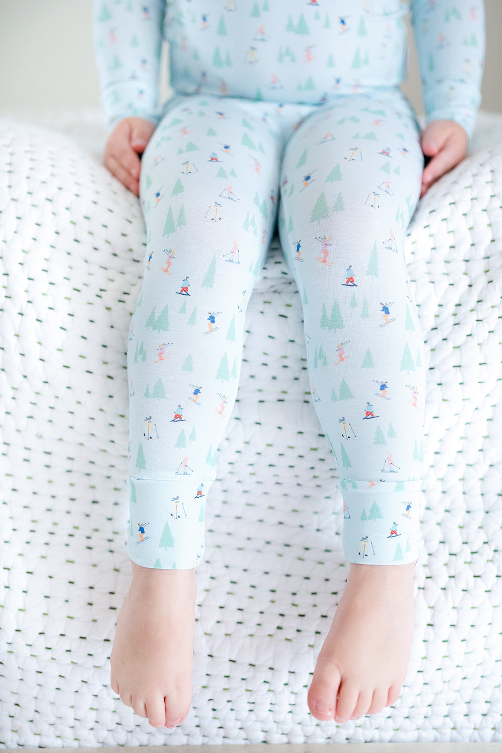 Ski Slopes Sleep Romper