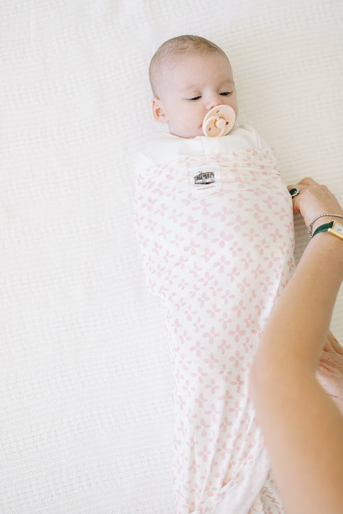 Pink Clover Swaddle