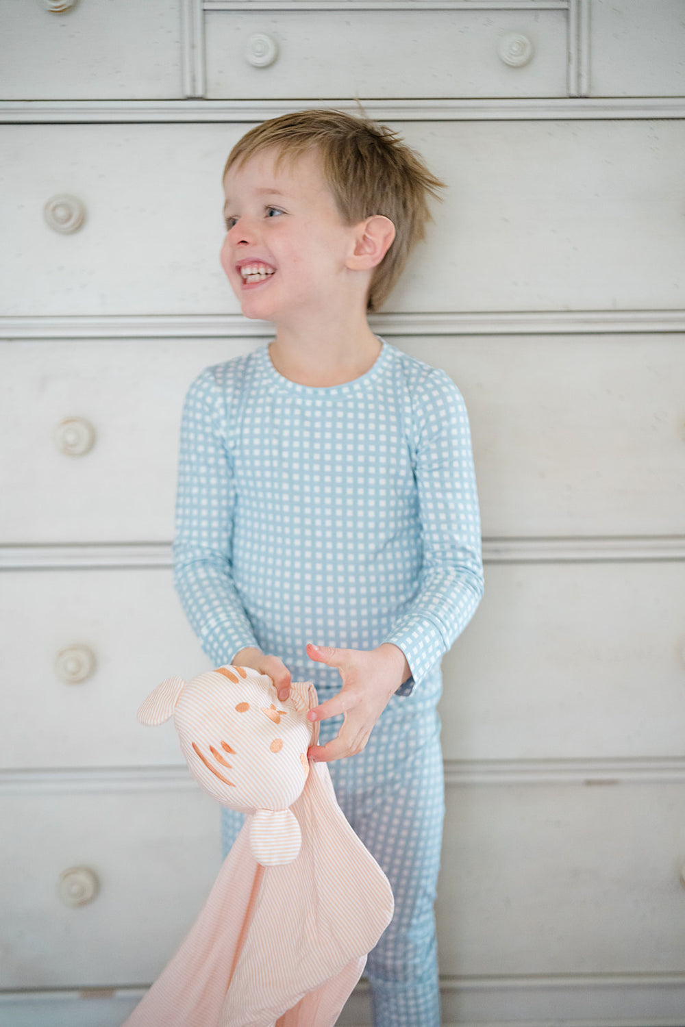 Mini-Stripe Tiger Lovey Blanket